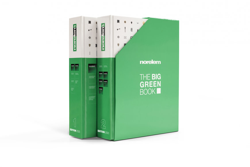 60.000 componentes agora disponíveis na edição de 2020 do THE BIG GREEN BOOK da norelem